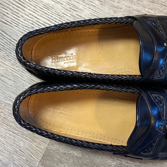 Allen Edmonds Loafers Shoes 9.5 D Maxfield Black Tassel Slip On USA Office - Picture 4 of 10